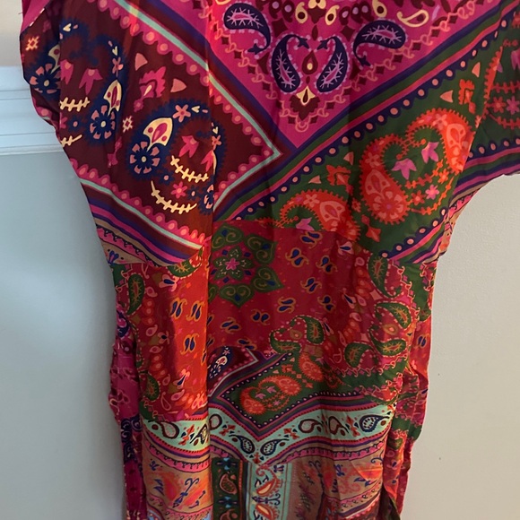 FARM Rio Vibrant Pink and Green dress - Picture 5 of 11